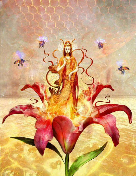 DIVINE FEMININE FLOWERS BUNDLE KIT | Blue Lotus | Bobinsana | Wachuma Flower | White Rose | Pure Raw Organic Extract | Microdose | Amazon Forest | 30ml