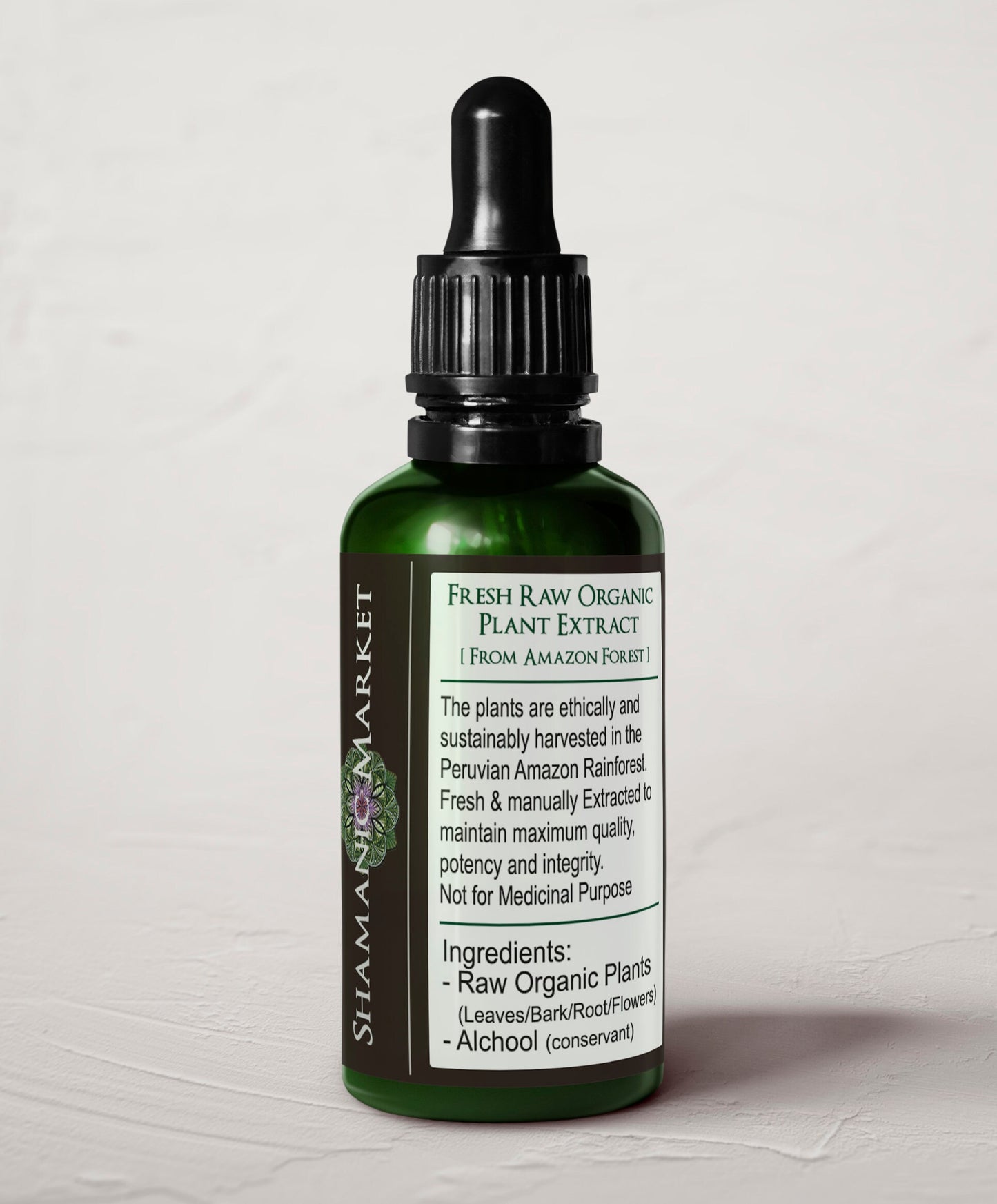 SHIHUAHUACO | Dipteryx micrantha | [ protection / focus / power ] | Raw Organic Plant Extract | Microdose | Essence | Amazon Forest | 30ml