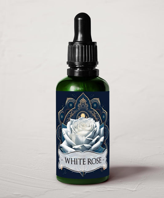 PURE WHITE ROSE | Rosa Castilla | [ open heart / clarity / devotion / feminine ] | Raw Organic | Microdose | Essence | Amazon Forest | 30 ml